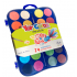 TOY COLOR ΝΕΡΟΧΡΩΜΑΤΑ ΜΕ ΠΙΝΕΛΟ ΠΛΑΣΤΙΚΟ BLISTER 24 ΧΡΩΜΑΤΑ Φ30mm PRIMARY ΑΣΣΟΡΤΙ